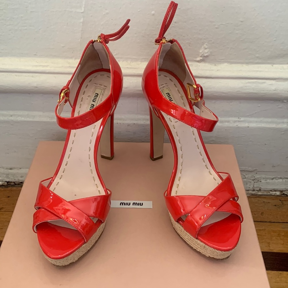 Miu Miu Coral Espadrilles